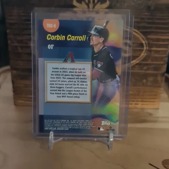 2026 Topps Corbin Carroll Titans Of The Game Diamondbacks - Picture 2 of 2